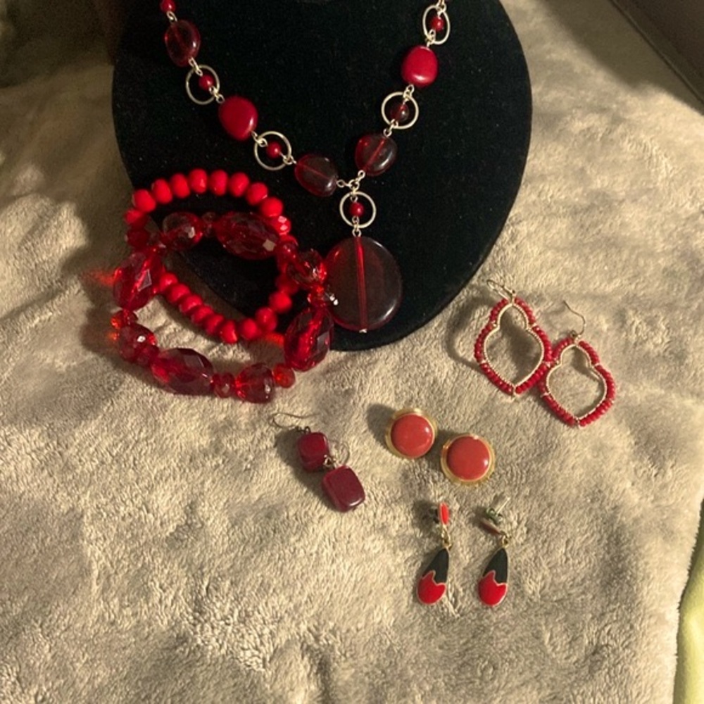Red Jewelry Bundle